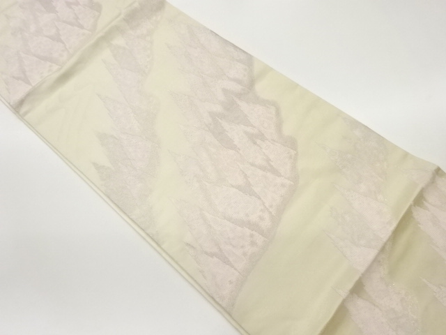 抽象模様織出し袋帯